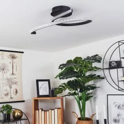 Hofstein Rheinfelden Deckenleuchte LED Schwarz, 1-flammig -LED Leuchten Verkäufe rheinfelden deckenleuchte h3550939 9