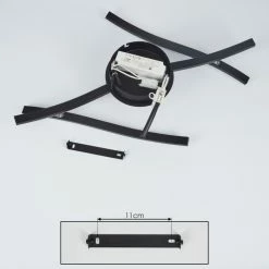 Hofstein Rheinfelden Deckenleuchte LED Schwarz, 1-flammig -LED Leuchten Verkäufe rheinfelden deckenleuchte h3552285 4