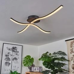 Hofstein Rheinfelden Deckenleuchte LED Schwarz, 1-flammig -LED Leuchten Verkäufe rheinfelden deckenleuchte h3561416 10