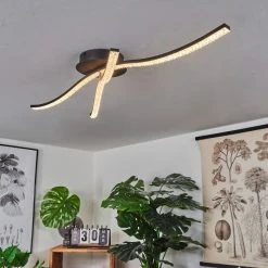 Hofstein Rheinfelden Deckenleuchte LED Schwarz, 1-flammig -LED Leuchten Verkäufe rheinfelden deckenleuchte h3561416 8