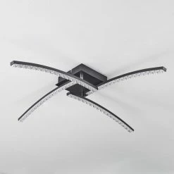 Hofstein Rheinfelden Deckenleuchte LED Schwarz, 1-flammig -LED Leuchten Verkäufe rheinfelden deckenleuchte h3570340 7