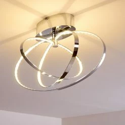 Hofstein Ringos Deckenleuchte LED Chrom, 1-flammig -LED Leuchten Verkäufe ringos deckenleuchte h165691 3