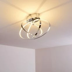 Hofstein Ringos Deckenleuchte LED Chrom, 1-flammig -LED Leuchten Verkäufe ringos deckenleuchte h165691 9