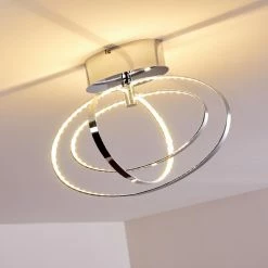 Hofstein Ringos Deckenleuchte LED Chrom, 1-flammig -LED Leuchten Verkäufe ringos deckenleuchte h165691 do1 6
