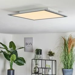 Hofstein Ringuelet Deckenpanel LED Weiß, 1-flammig, Fernbedienung -LED Leuchten Verkäufe ringuelet deckenpanel h3560129 9