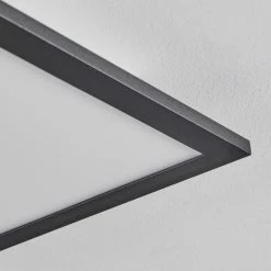 Hofstein Ringuelet Deckenpanel LED Schwarz, Weiß, 1-flammig, Fernbedienung -LED Leuchten Verkäufe ringuelet deckenpanel h3562055 2