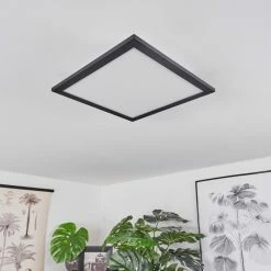 Hofstein Ringuelet Deckenpanel LED Schwarz, Weiß, 1-flammig, Fernbedienung -LED Leuchten Verkäufe ringuelet deckenpanel h3562055 4