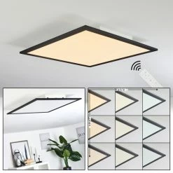 Hofstein Ringuelet Deckenpanel LED Weiß, 1-flammig, Fernbedienung