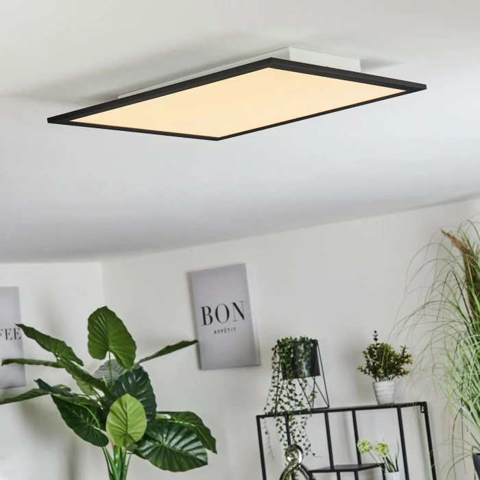 Hofstein Ringuelet Deckenpanel LED Weiß, 1-flammig, Fernbedienung 9 Hofstein Ringuelet Deckenpanel LED Weiß, 1-flammig, Fernbedienung – Bild 9