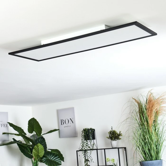 Hofstein Ringuelet Deckenpanel LED Weiß, 1-flammig, Fernbedienung 5 Hofstein Ringuelet Deckenpanel LED Weiß, 1-flammig, Fernbedienung – Bild 5