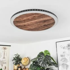 Hofstein Rocha Deckenleuchte LED Schwarz, Braun, Holzoptik, 1-flammig -LED Leuchten Verkäufe rocha deckenleuchte h3459706 4