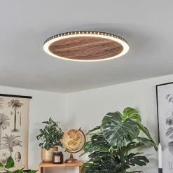 Hofstein Rocha Deckenleuchte LED Schwarz, Braun, Holzoptik, 1-flammig -LED Leuchten Verkäufe rocha deckenleuchte h3459706 8