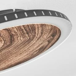 Hofstein Rocha Deckenleuchte LED Schwarz, Braun, Holzoptik, 1-flammig -LED Leuchten Verkäufe rocha deckenleuchte h3459720 2
