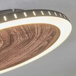 Hofstein Rocha Deckenleuchte LED Schwarz, Braun, Holzoptik, 1-flammig -LED Leuchten Verkäufe rocha deckenleuchte h3459720 5