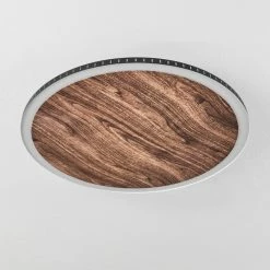 Hofstein Rocha Deckenleuchte LED Schwarz, Braun, Holzoptik, 1-flammig -LED Leuchten Verkäufe rocha deckenleuchte h3459867 7