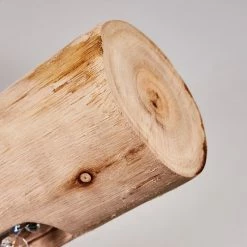 Hofstein Rodeche Deckenleuchte LED Schwarz, Holz hell, 1-flammig -LED Leuchten Verkäufe rodeche deckenleuchte h3384015 7