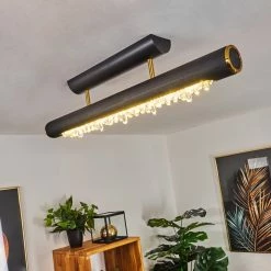 Hofstein Rodeche Deckenleuchte LED Messing, Schwarz, 1-flammig -LED Leuchten Verkäufe rodeche deckenleuchte h3436806 8