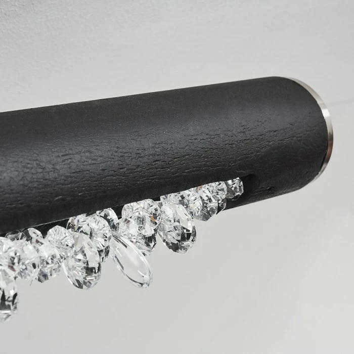 Hofstein Rodeche Deckenleuchte LED Nickel-Matt, Schwarz, 1-flammig 3 Hofstein Rodeche Deckenleuchte LED Nickel-Matt, Schwarz, 1-flammig – Bild 3