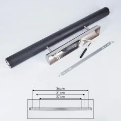 Hofstein Rodeche Deckenleuchte LED Nickel-Matt, Schwarz, 1-flammig 14 Hofstein Rodeche Deckenleuchte LED Nickel-Matt, Schwarz, 1-flammig -LED Leuchten Verkäufe rodeche deckenleuchte h3436820 4