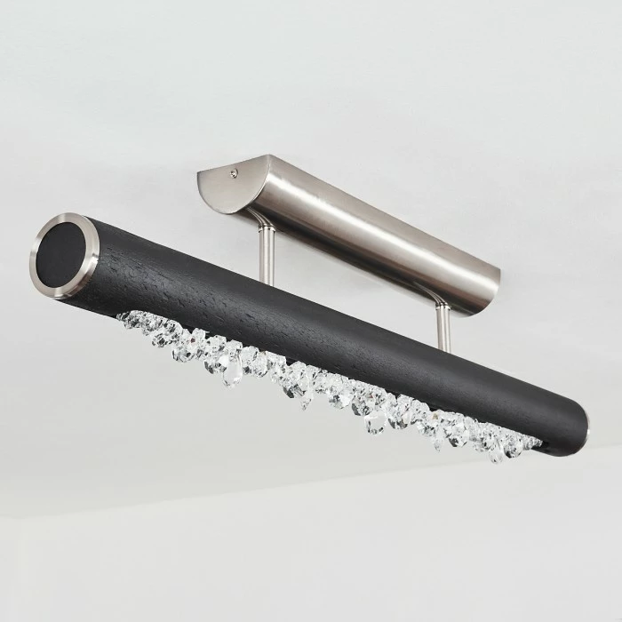 Hofstein Rodeche Deckenleuchte LED Nickel-Matt, Schwarz, 1-flammig 10 Hofstein Rodeche Deckenleuchte LED Nickel-Matt, Schwarz, 1-flammig – Bild 10