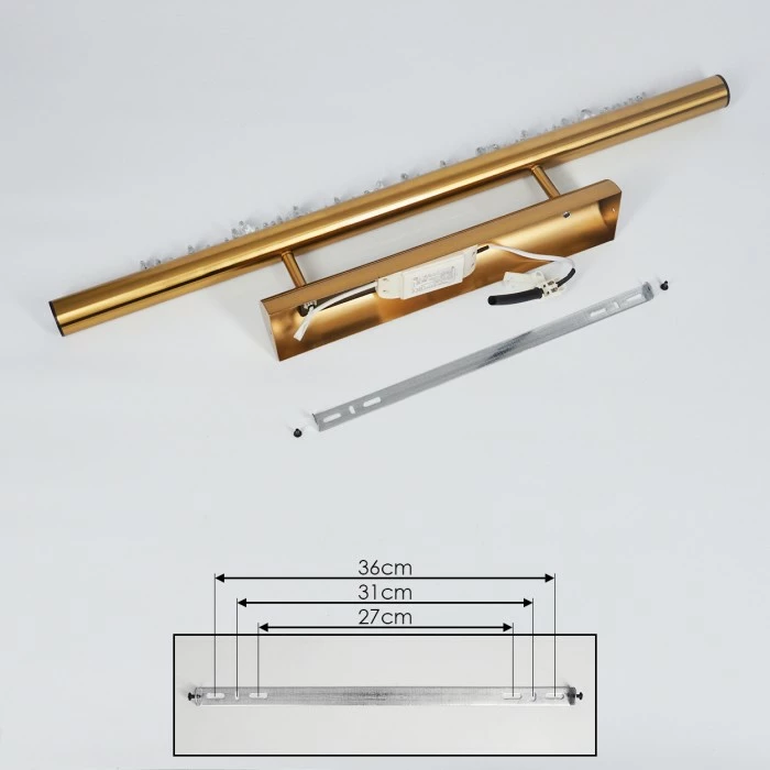 Hofstein Rodeche Deckenleuchte LED Messing, 1-flammig 5 Hofstein Rodeche Deckenleuchte LED Messing, 1-flammig – Bild 5