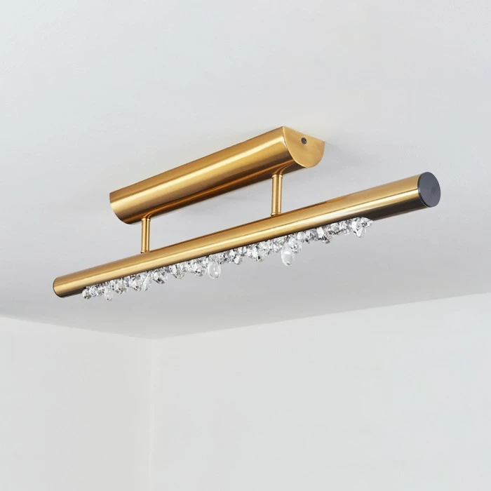 Hofstein Rodeche Deckenleuchte LED Messing, 1-flammig 8 Hofstein Rodeche Deckenleuchte LED Messing, 1-flammig – Bild 8