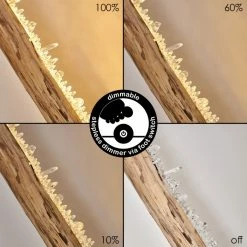 Hofstein Rodeche Stehleuchte LED Schwarz, Holz hell, 1-flammig 32 Hofstein Rodeche Stehleuchte LED Schwarz, Holz hell, 1-flammig -LED Leuchten Verkäufe rodeche stehleuchte h3326534 14