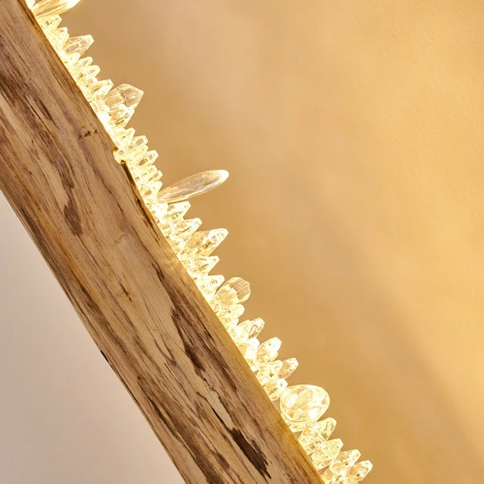 Hofstein Rodeche Stehleuchte LED Schwarz, Holz hell, 1-flammig 7 Hofstein Rodeche Stehleuchte LED Schwarz, Holz hell, 1-flammig – Bild 7