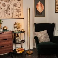 Hofstein Rodeche Stehleuchte LED Gold, 1-flammig -LED Leuchten Verkäufe rodeche stehleuchte h3538005 10