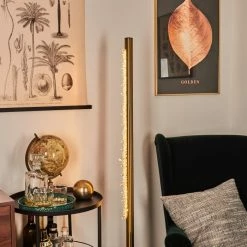 Hofstein Rodeche Stehleuchte LED Gold, 1-flammig -LED Leuchten Verkäufe rodeche stehleuchte h3538005 12