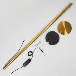 Hofstein Rodeche Stehleuchte LED Gold, 1-flammig -LED Leuchten Verkäufe rodeche stehleuchte h3538005 4