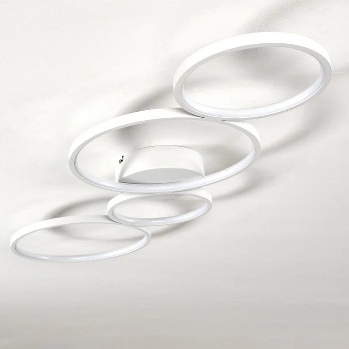 Hofstein Rodekro Deckenleuchte LED Weiß, 1-flammig 6 Hofstein Rodekro Deckenleuchte LED Weiß, 1-flammig – Bild 6