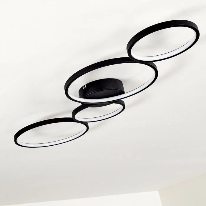 Hofstein Rodekro Deckenleuchte LED Schwarz, 1-flammig 13 Hofstein Rodekro Deckenleuchte LED Schwarz, 1-flammig – Bild 13