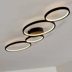 Hofstein Rodekro Deckenleuchte LED Schwarz, 1-flammig 35 Hofstein Rodekro Deckenleuchte LED Schwarz, 1-flammig -LED Leuchten Verkäufe rodekro deckenleuchte h3307656 13