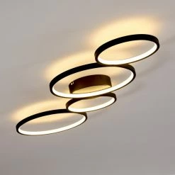 Hofstein Rodekro Deckenleuchte LED Schwarz, 1-flammig 39 Hofstein Rodekro Deckenleuchte LED Schwarz, 1-flammig -LED Leuchten Verkäufe rodekro deckenleuchte h3307656 17