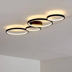 Hofstein Rodekro Deckenleuchte LED Schwarz, 1-flammig 27 Hofstein Rodekro Deckenleuchte LED Schwarz, 1-flammig -LED Leuchten Verkäufe rodekro deckenleuchte h3307656 5