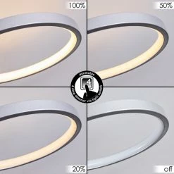 Hofstein Rodekro Deckenleuchte LED Nickel-Matt, 4-flammig 24 Hofstein Rodekro Deckenleuchte LED Nickel-Matt, 4-flammig -LED Leuchten Verkäufe rodekro deckenleuchte h3374368 11