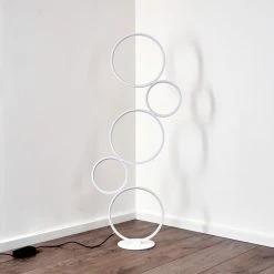 Hofstein Rodekro Stehleuchte LED Weiß, 1-flammig -LED Leuchten Verkäufe rodekro stehleuchte h3306505 12