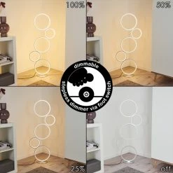 Hofstein Rodekro Stehleuchte LED Silber, 1-flammig 22 Hofstein Rodekro Stehleuchte LED Silber, 1-flammig -LED Leuchten Verkäufe rodekro stehleuchte h3374917 5