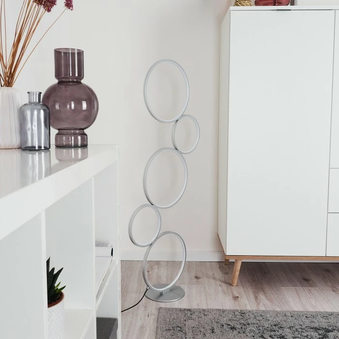 Hofstein Rodekro Stehleuchte LED Silber, 1-flammig 10 Hofstein Rodekro Stehleuchte LED Silber, 1-flammig – Bild 10