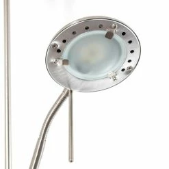 Hofstein Rom Deckenfluter LED Nickel-Matt, 2-flammig -LED Leuchten Verkäufe rom deckenfluter 8500 5