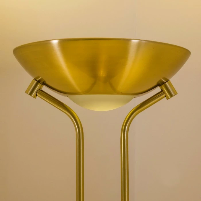 Hofstein Rom Deckenfluter LED Messing, 2-flammig 15 Hofstein Rom Deckenfluter LED Messing, 2-flammig – Bild 15