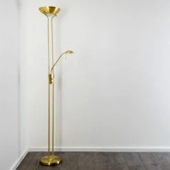 Hofstein Rom Deckenfluter LED Messing, 2-flammig 23 Hofstein Rom Deckenfluter LED Messing, 2-flammig -LED Leuchten Verkäufe rom deckenfluter 8501 4