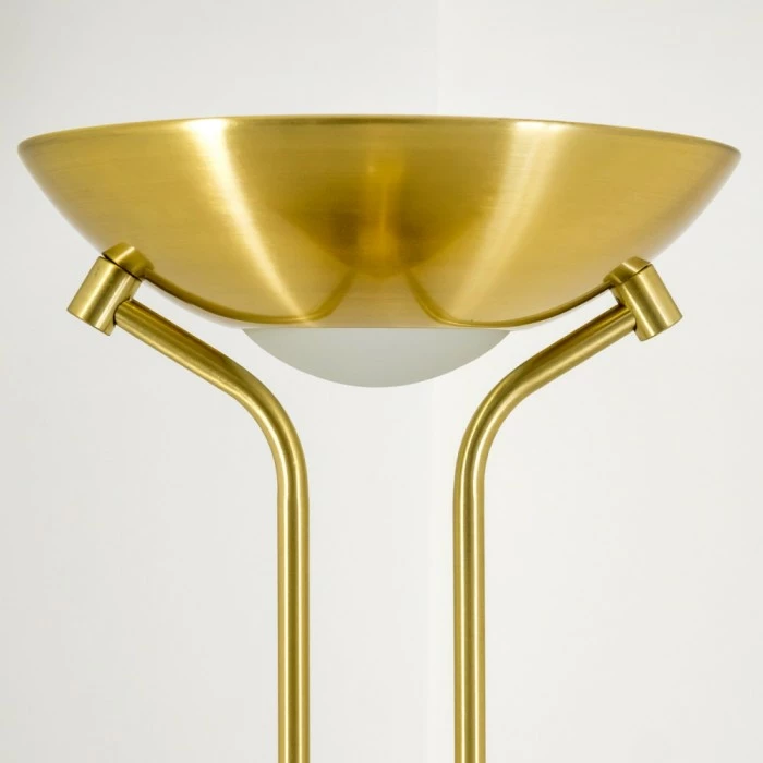 Hofstein Rom Deckenfluter LED Messing, 2-flammig 6 Hofstein Rom Deckenfluter LED Messing, 2-flammig – Bild 6