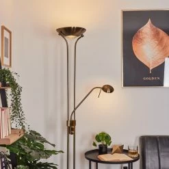 Hofstein Rom Deckenfluter LED Messing, 2-flammig 18 Hofstein Rom Deckenfluter LED Messing, 2-flammig -LED Leuchten Verkäufe rom deckenfluter h3551868 8