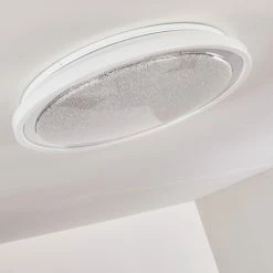 Hofstein Rufi Deckenleuchte LED Weiß, 1-flammig, Fernbedienung -LED Leuchten Verkäufe rufi deckenleuchte h3296288 do1 14