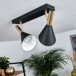 Hofstein Saboria Deckenleuchte LED Schwarz, 2-flammig -LED Leuchten Verkäufe saboria deckenleuchte h3442814 11