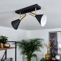 Hofstein Saboria Deckenleuchte LED Schwarz, 2-flammig -LED Leuchten Verkäufe saboria deckenleuchte h3442814 9