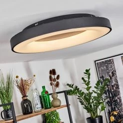 Hofstein Sachseln Deckenleuchte LED Schwarz, 1-flammig, Fernbedienung 16 Hofstein Sachseln Deckenleuchte LED Schwarz, 1-flammig, Fernbedienung -LED Leuchten Verkäufe sachseln deckenleuchte h3562420 6