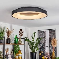 Hofstein Sachseln Deckenleuchte LED Schwarz, 1-flammig, Fernbedienung 18 Hofstein Sachseln Deckenleuchte LED Schwarz, 1-flammig, Fernbedienung -LED Leuchten Verkäufe sachseln deckenleuchte h3562420 8